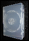 Slim jewel case, clear lid, black tray