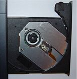 Laptop CD drive ejected