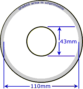 black thermal disc printing 